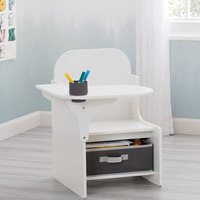 Delta Children Mysize Chair Desk Bianca White Cot Candy