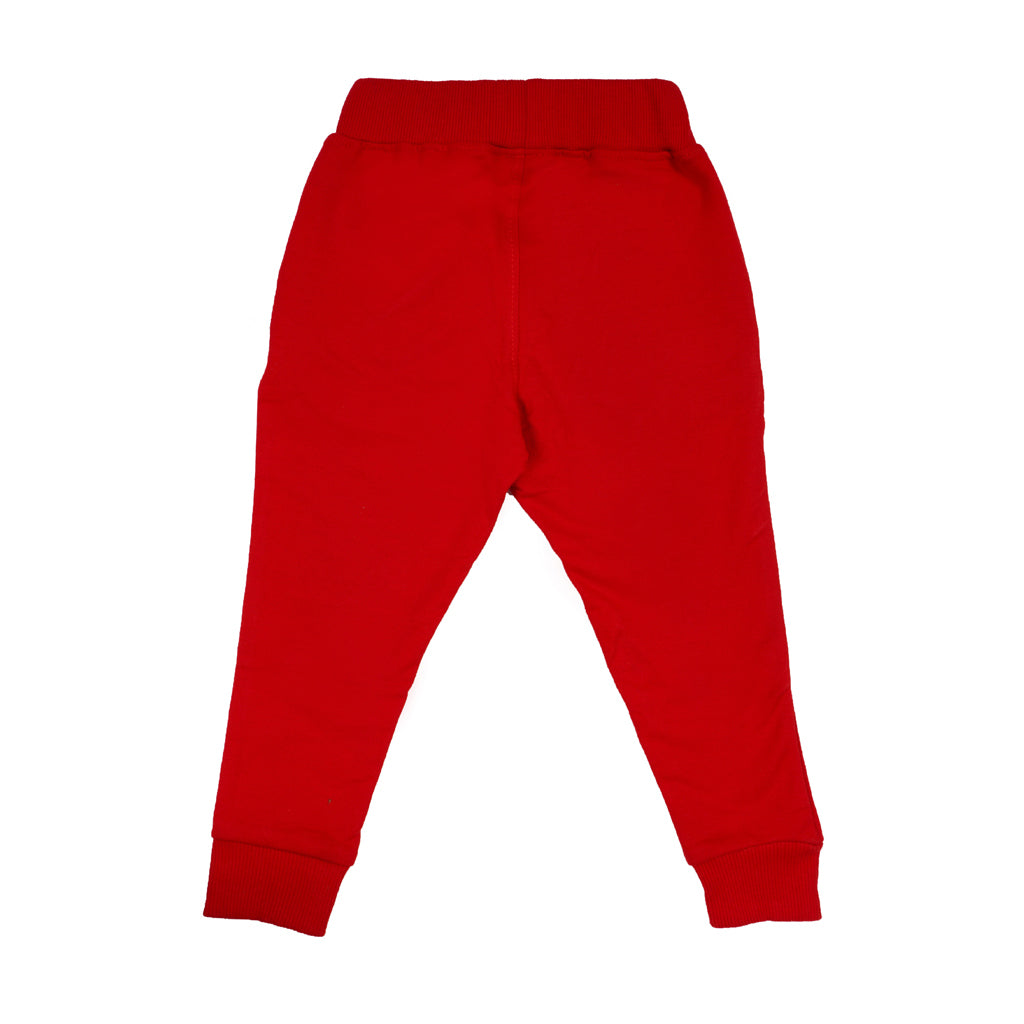 Gingerbread Pure Cotton Solid Jogger Track Pants For Girls