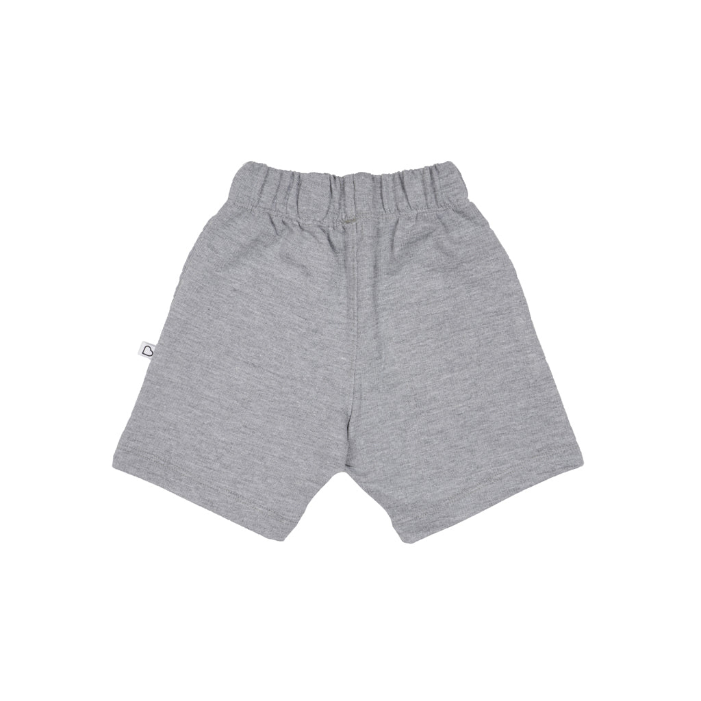 Gingerbread Pure Cotton Solid Shorts For Boys