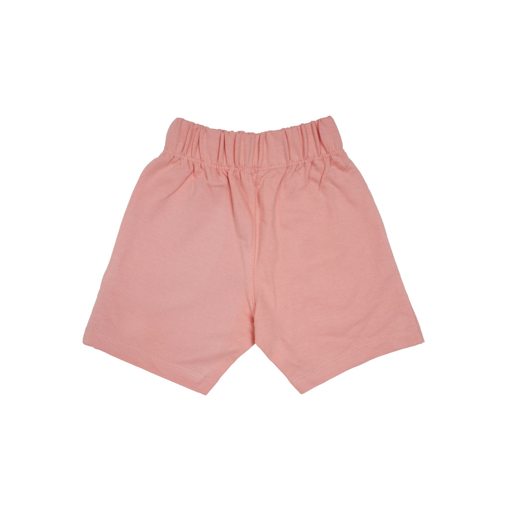 Gingerbread Pure Cotton Solid Shorts For Boys