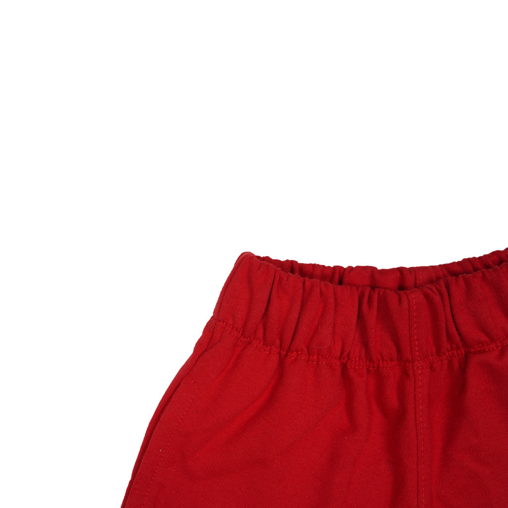 Gingerbread Pure Cotton Solid Shorts For Boys