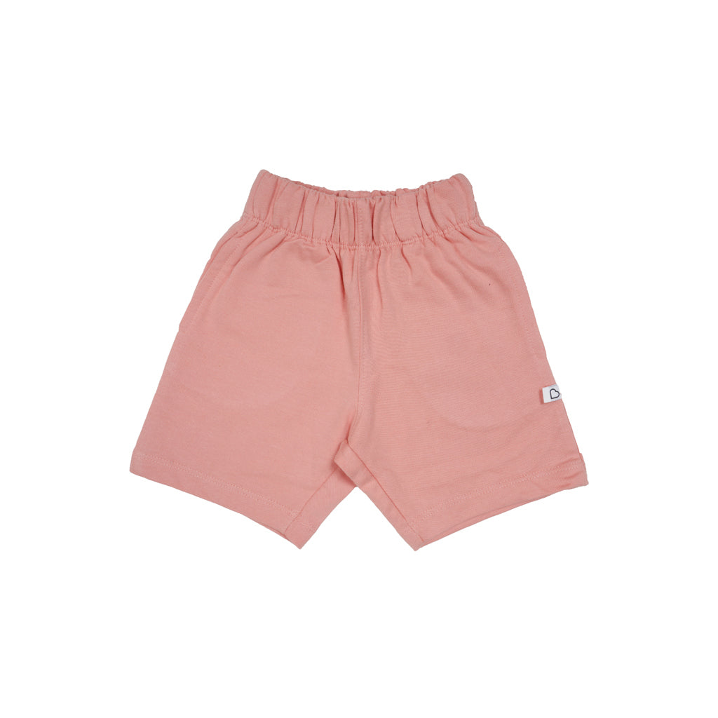 Gingerbread Pure Cotton Solid Shorts For Boys