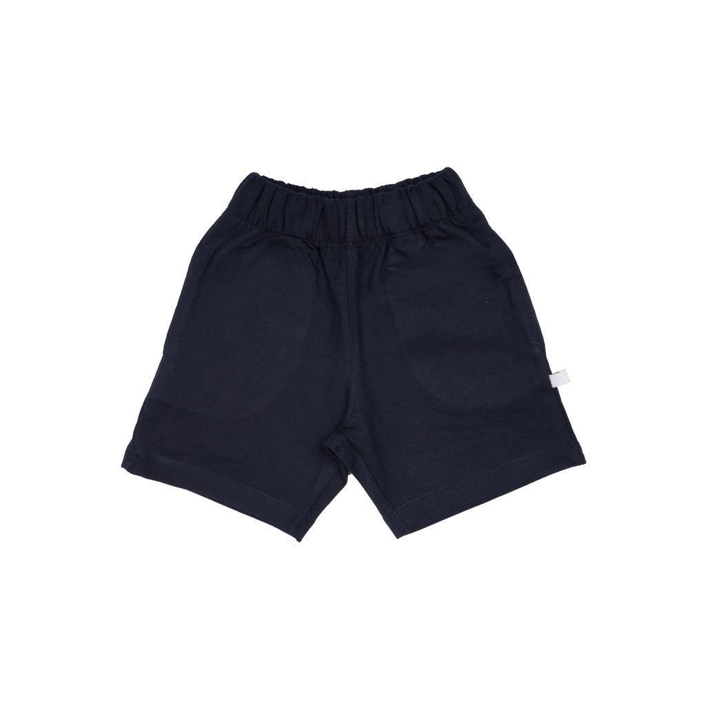 Gingerbread Pure Cotton Solid Shorts For Boys