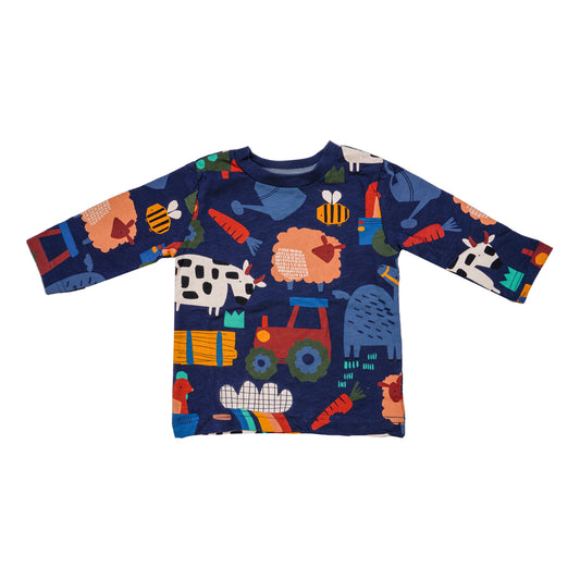 Kids Full Sleeve Printed T-Shirt