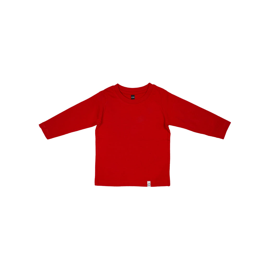 GingerBread Pure Cotton, Full Sleeve, Round Neck & Solid Tshirt For Boys