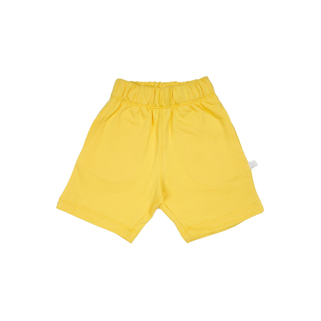 Gingerbread Pure Cotton Solid Shorts For Boys