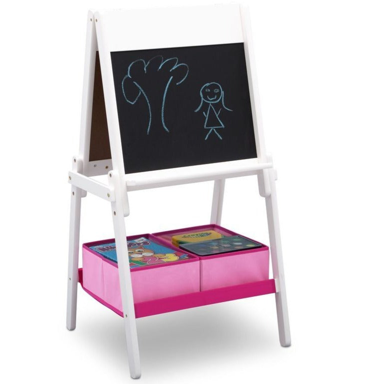 Delta Children Mysize Double Sided Activity Easel With Paper Roll