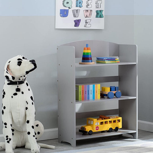 Delta Children Wide Bookshelf - Grey