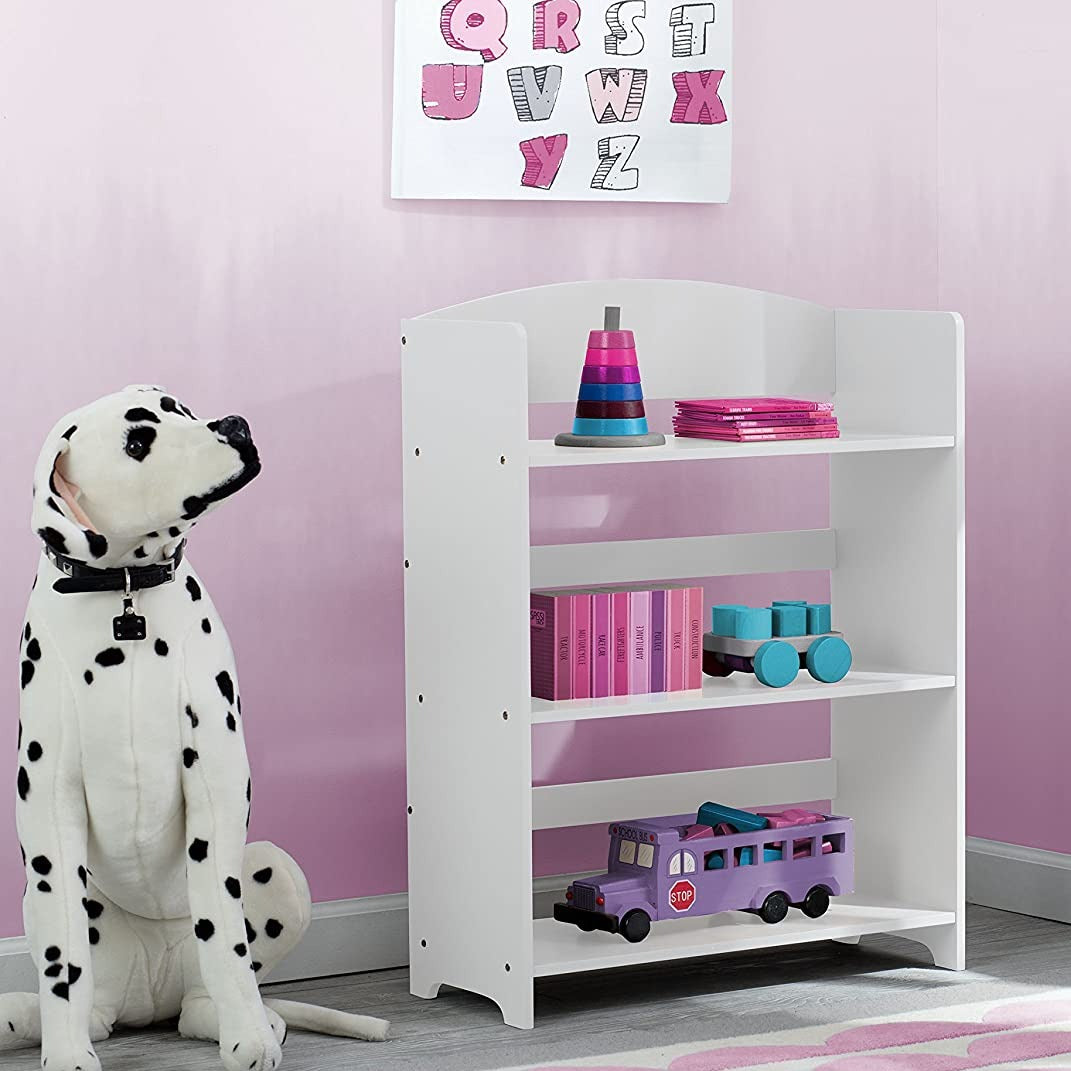 Delta Children Wide Bookshelf - White