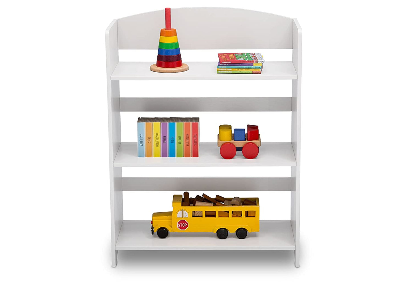 Delta Children Wide Bookshelf - White