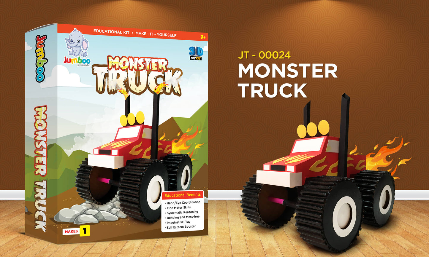 Dumper Truck DIY Paper Art & Craft Kit - Jumboo Toys