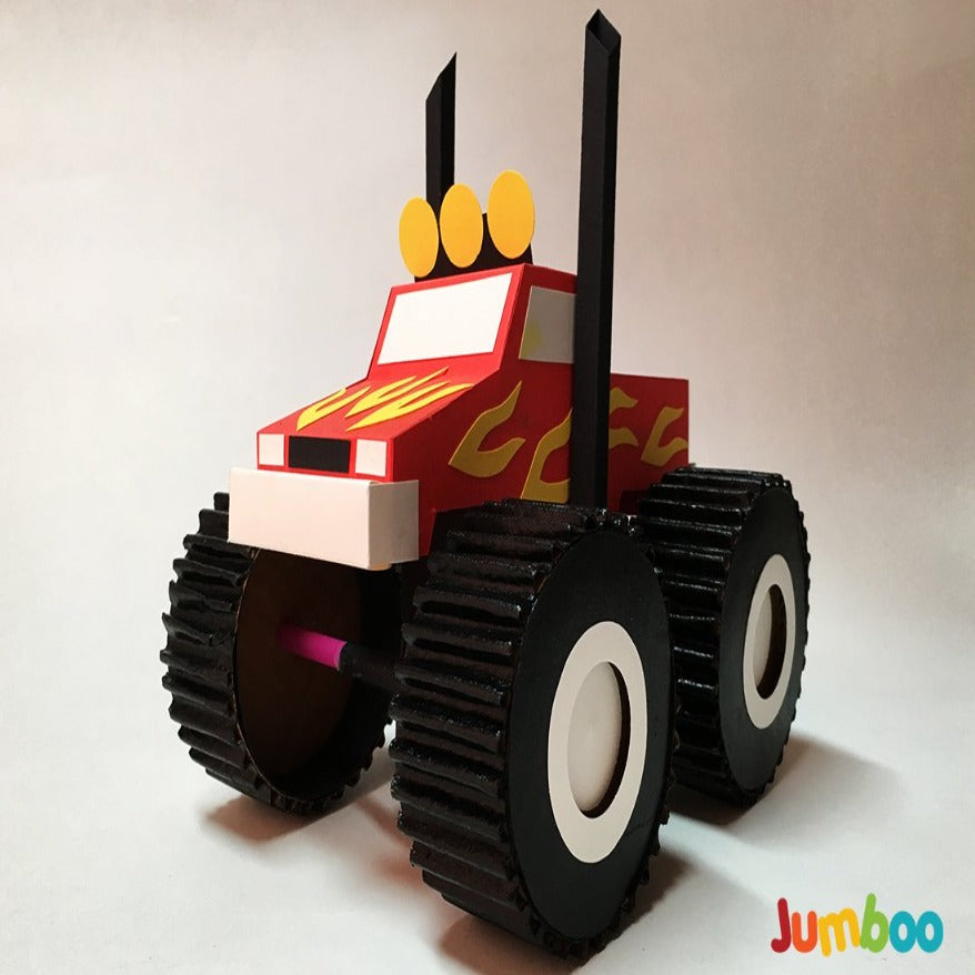 Monster Truck DIY Paper Art & Craft Kit - Jumboo Toys