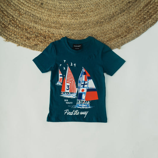 Boys Printed Short Sleeve T-Shirt