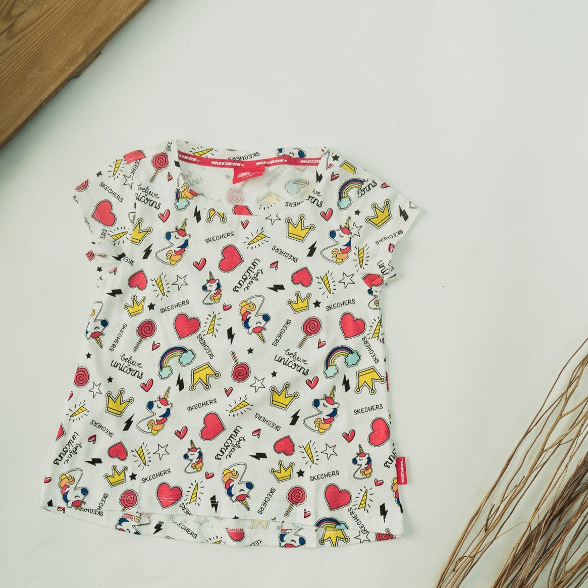 Girls Printed Short Sleeve T-Shirt