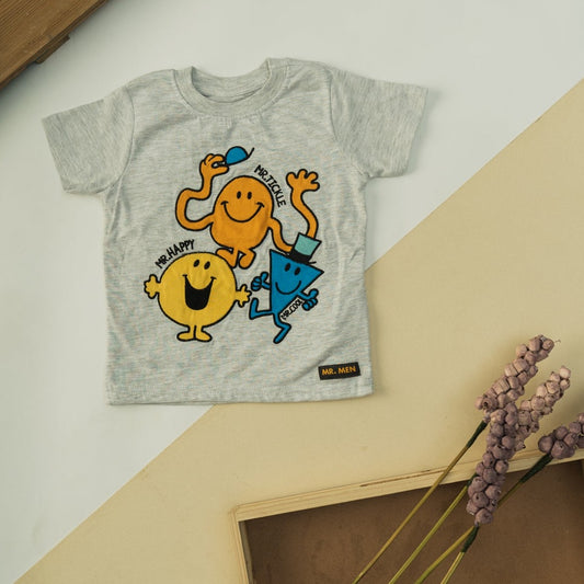 Baby Boys Printed Short Sleeve Mr. Men T-Shirt