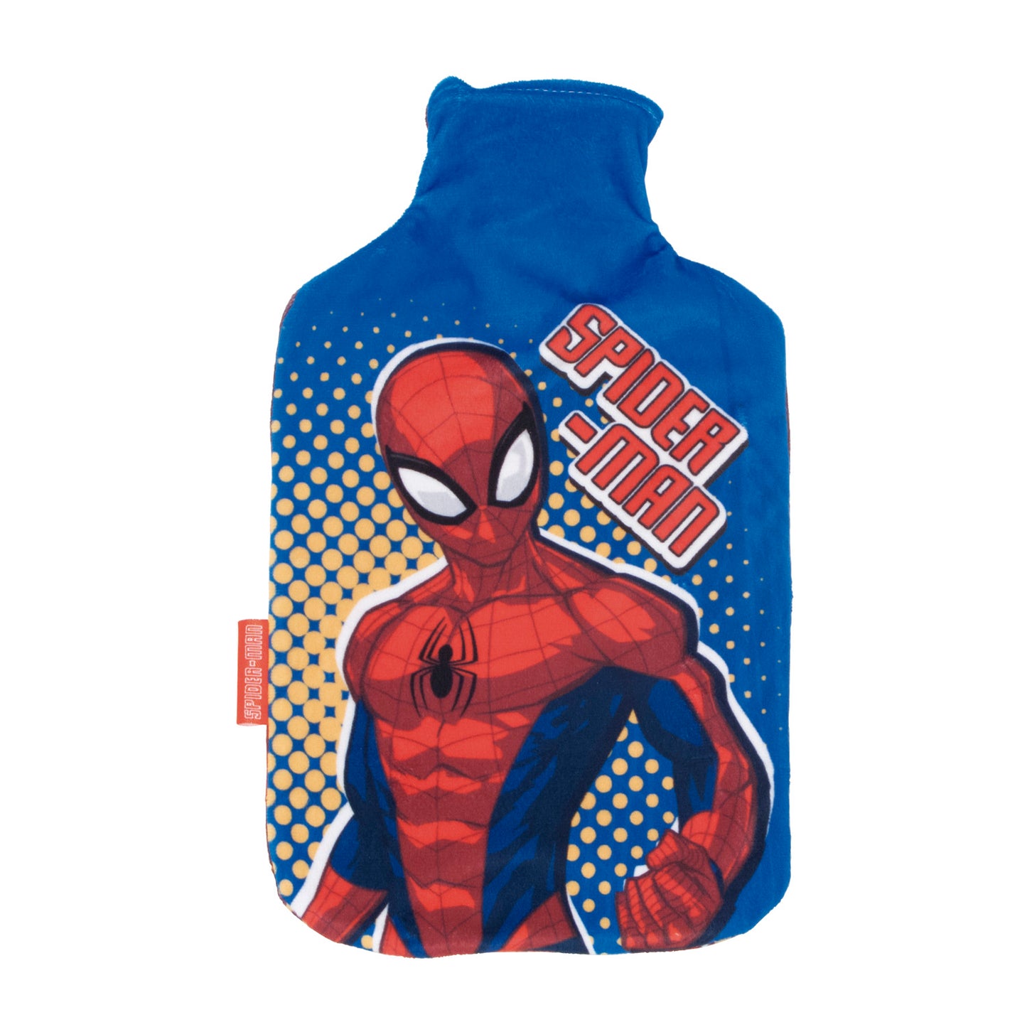 Marvel Spiderman Hot Water Bottle With Soft Textile Cover