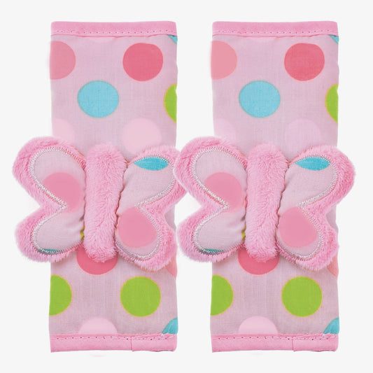 Playette Butterfly Dots Seat Belt Strap Pals