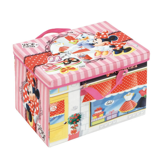 Minnie Mouse Fabric Storage Box With Playmat