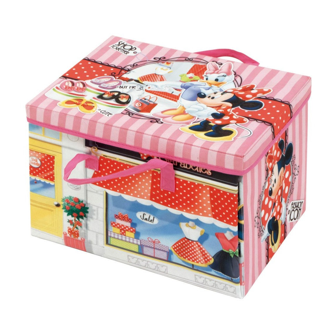 Minnie Mouse Fabric Storage Box With Playmat