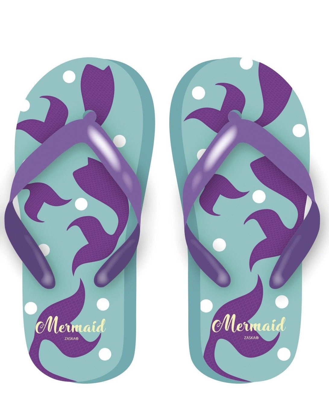 Mermaid Flip flops by Zaska